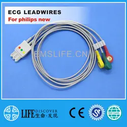ЭКГ 3-проводов с застежкой для philips Новый