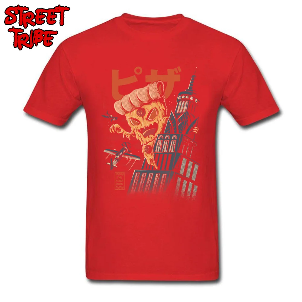 Crazy Pizza Kong Mens Tshirts Coupons April FOOL DAY Short Sleeve Crewneck 100% Cotton Tees Summer Tee Shirt Top Quality Pizza Kong red