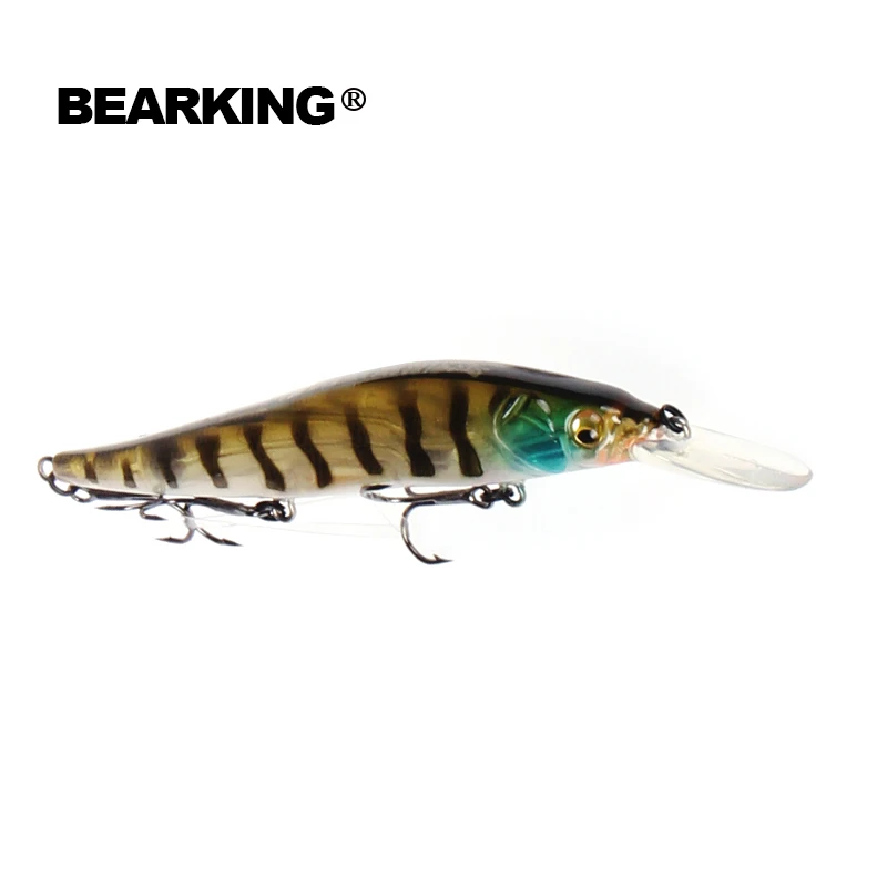 BEARKING новые рыболовные приманки разные цвета minnow crank 11 см 14 г вольфрамовая весовая