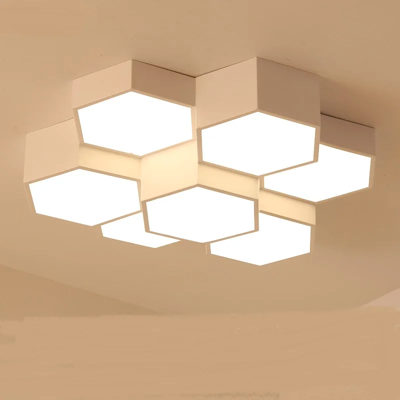 

Modern simple living room ceiling lamp led bedroom lamp honeycomb dining room lamp room lamp roomCeiling Lights TA91917