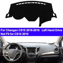 Автомобильный коврик на приборную панель, покрытие приборной панели, ковровое покрытие, коврик для приборной панели, подушка для Changan для Chana CS15 LHD dashmatt