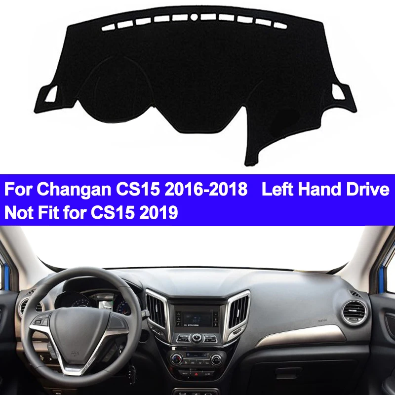 

Car Dashboard Cover Pad Dashboard Cover Carpet DashMat Dash Mat Cushion For Changan For Chana CS15 2016 2017 2018 LHD Dashmat