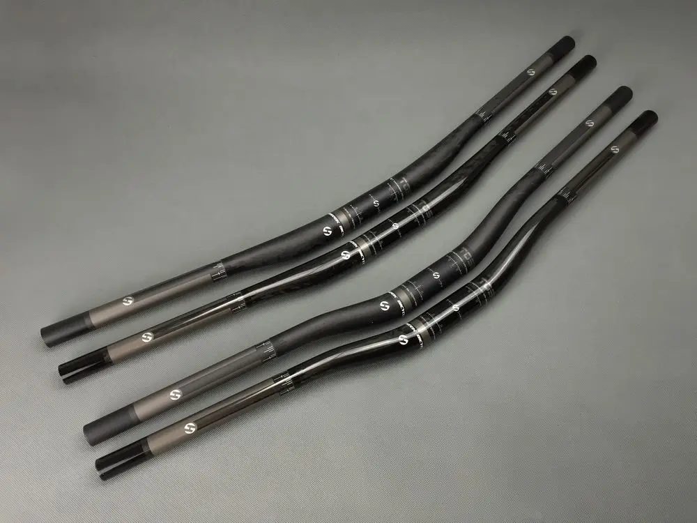 TOSEEK carbon fiber handlebar mountain bike bicycle MTB handlebars 31.8