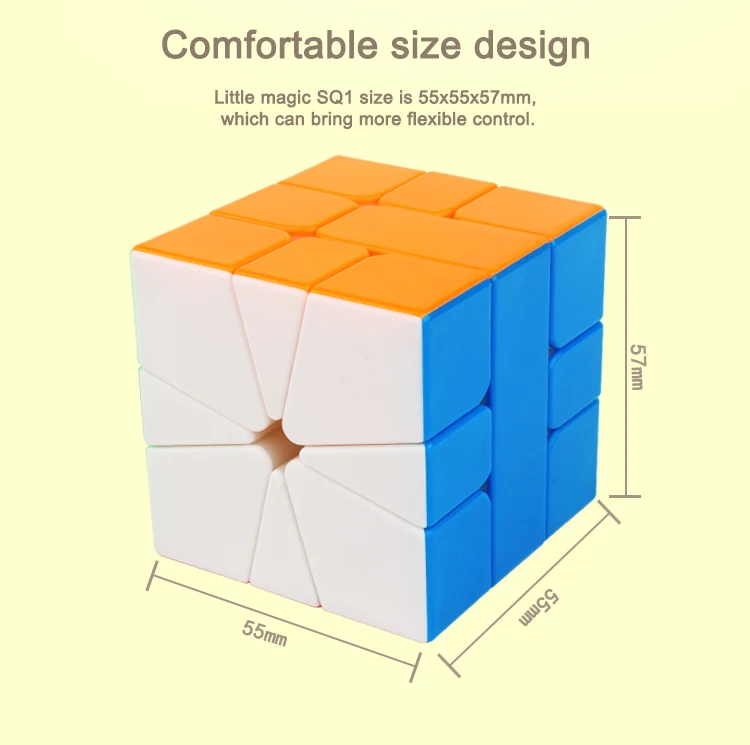 YUXIN ZHISHENG Little Magic SQ1 Профессиональный 3x3x3 магический куб скоростная головоломка SQ1 м 3x3 куб Развивающие игрушки подарок cubo magico