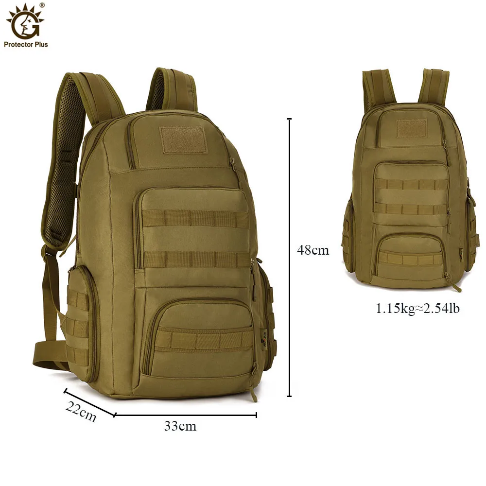 Military Tactical Backpack 40L 14 Inches Laptop Bagpack Waterproof Nylon Men Travel Backpack Rucksa
