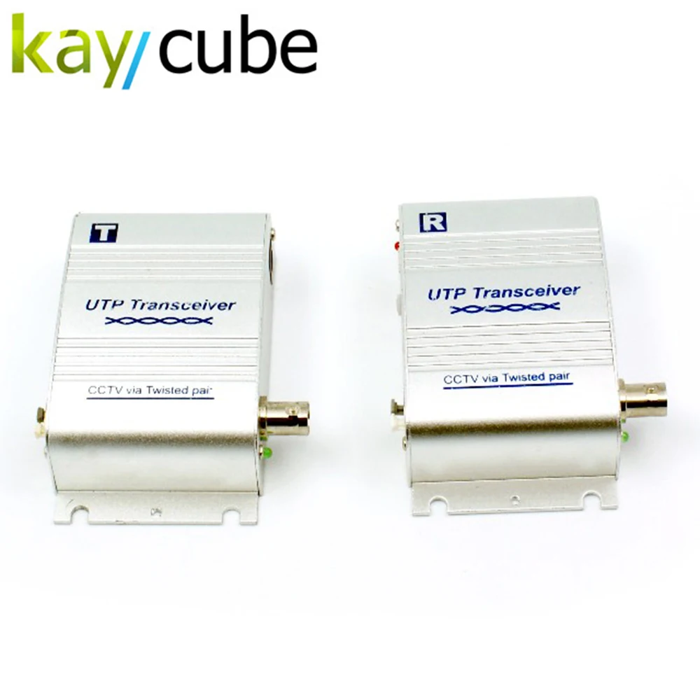 

Metal Case 300-600m Transmission Distance 1CH Surge Protect Active UTP Transmit Device Interference Rejection Active Video Balun