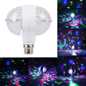 

6W E27 RGB LED Party Lights for Disco Party DJ DMX Stage Light 85-265V 220V LED light sensor night light baby room night light