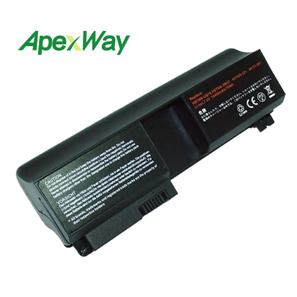 

ApexWay 8 Cells 4400mAh Laptop Battery for Hp Pavilion tx1000 tx1100 tx1200 tx1300 tx2000 tx2100 tx2600 tx2500 RQ204AA RQ203AA