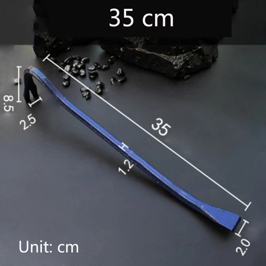 25/35/45 см лом штапельного Круглый хвостовик на плоской подошве; острый носок; лом рычаг Бар Инструментов Съемник элементов шин стержень разных лак для ногтей для удаления или деревянный ящик