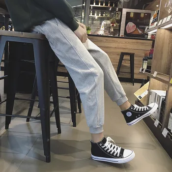 

Spring and Summer Fashion Sweatpants Loose Straight Slacks Casual Wild Student Trousers Large Size Trousers Male 2XL 3XL