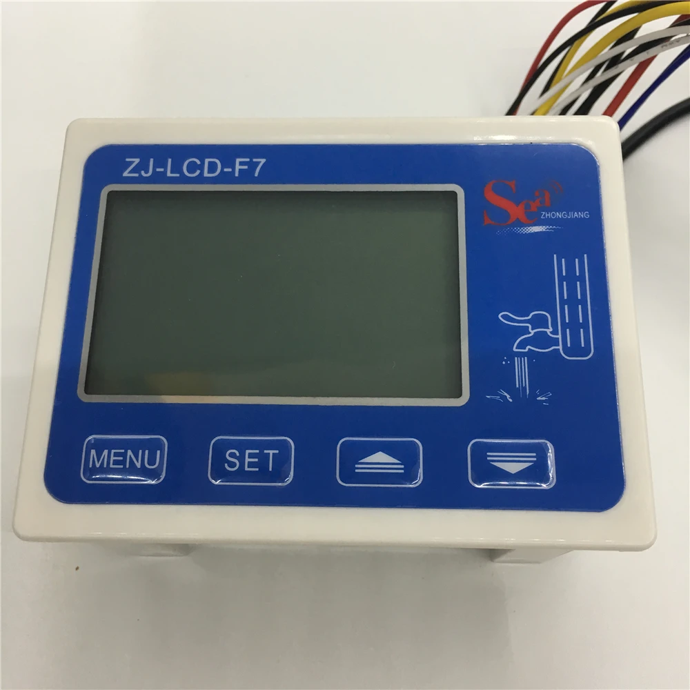 ZJ-lcd-F7 расходомер цифровой фильтр дисплея контроллер lcd для RO фильтр для воды машины