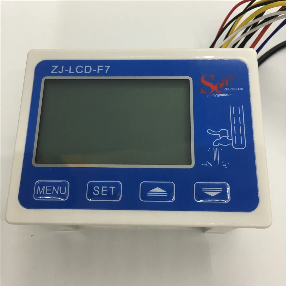 ZJ LCD F7 расходомер контроллер фильтра с цифровым дисплеем ЖК дисплей для водной