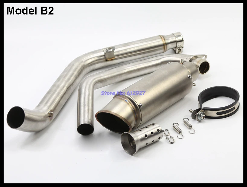 Мотоцикл CB190 CB190F CBF190 CBF190R глушитель выхлопной системы GP глушитель выхлопных газов и нержавеющая сталь средняя Соединительная труба