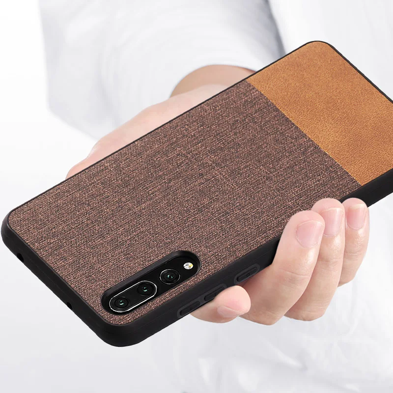 CoolDeal чехол для huawei P20 Pro Мягкие TPU край противоударный Мужчины бизнеса задняя