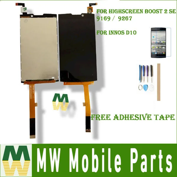Оригинальный черный цвет для высокого экрана Boost 2 se 9169 9267 innos D10 ЖК дисплей