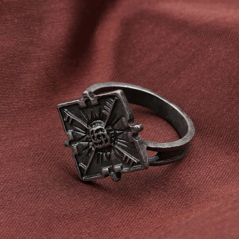 

Hot Selling Game Dishonored 2 Emily Ring Emily Logo Cosplay Rings for women men Charm Party Costume Souvenirs Freeshipping