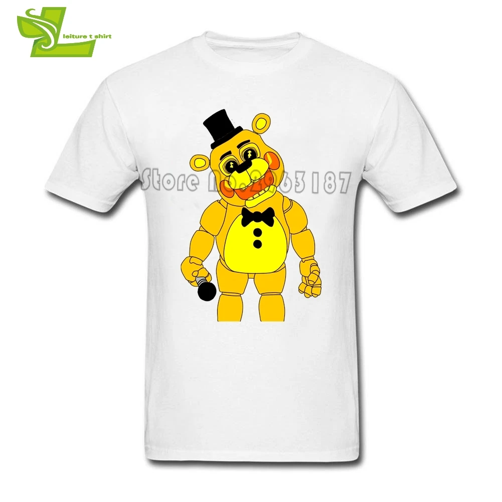 Мужская футболка с принтом Five Nights At freddy's повседневные свободные топы мужская