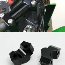 Аксессуары для мотоциклов подходит для Kawasaki изменение Z250 Z800 руль плюс высокая товара адаптер ручка из алюминиевого сплава черный
