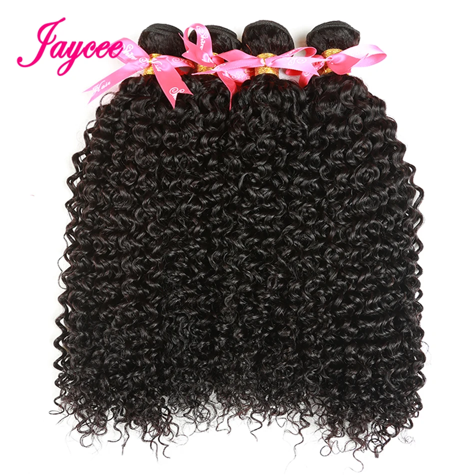 

Jaycee Malaysian Hair Weave 4 Bundle Deals Kinky Curly Hair Bundles Of Weave Hair For Women Human Hair Extensions Natural Color