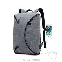 Сумка рюкзак для ноутбука USB Зарядное устройство нести Повседневное 1" 15,6" компьютер чехол для Macbook hp Dell