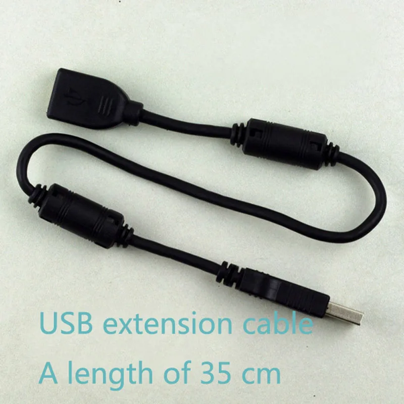 Брендовый оригинальный удлинительный кабель USB2.0 для мужчин и женщин черный с