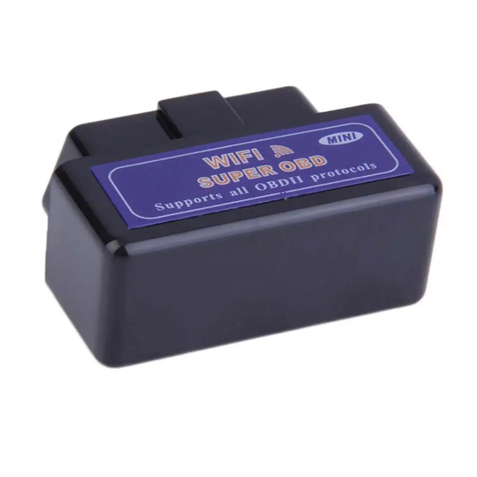 Черный ELM327 WiFi OBD2 V1.5 автомобильный диагностический инструмент ELM 327 OBDII OBD 2 автоматический диагностический сканер для Android/iOS/Windows