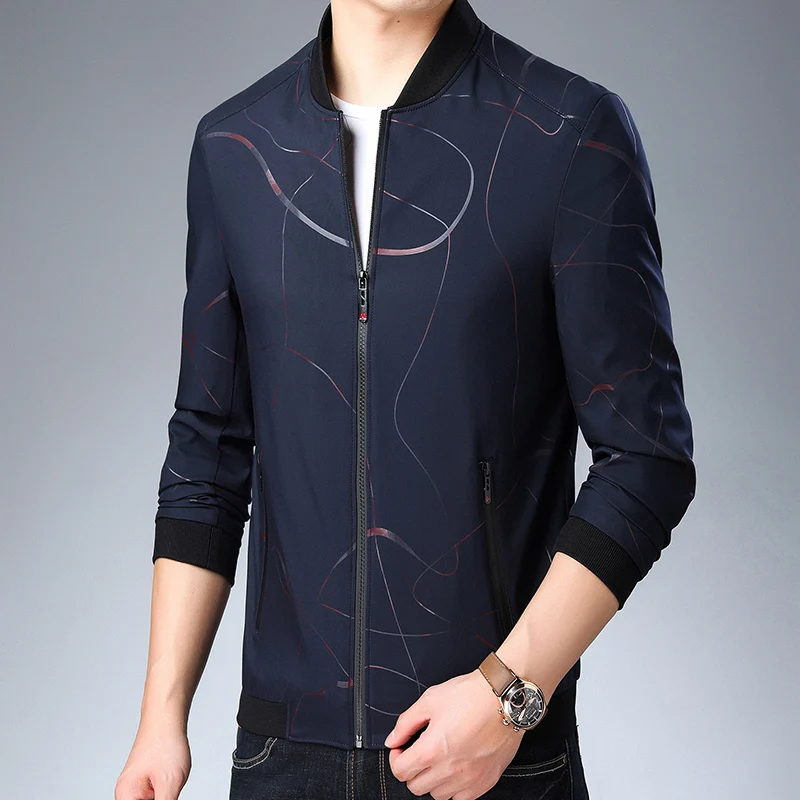 

2019 Autumn New Fashion Wind Breaker Jackets Men Top Grade Trend Street Style Overcoat Windbreaker Casual Coat Mens Clothes