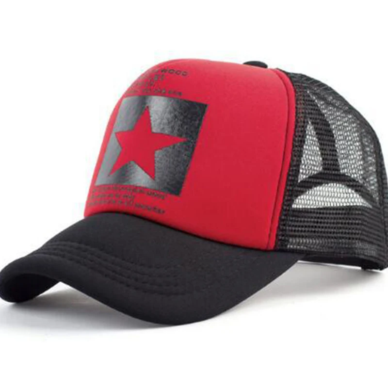 Unisex Summer Pentagram Baseball Cap Women Man Multicolor Adjustable Sports Hat Male Female Mesh Breathable Snapback Caps CP0005 (12)