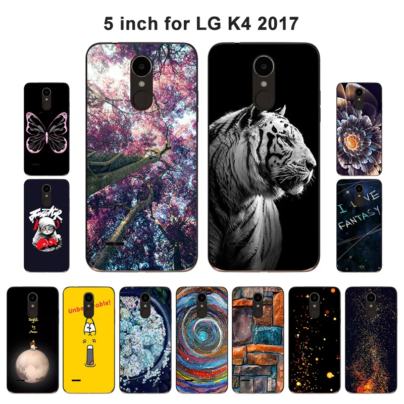 Чехол для Lg K4 2017 Силиконовый Модный чехол из ТПУ с рисунком LG Европейская версия 5