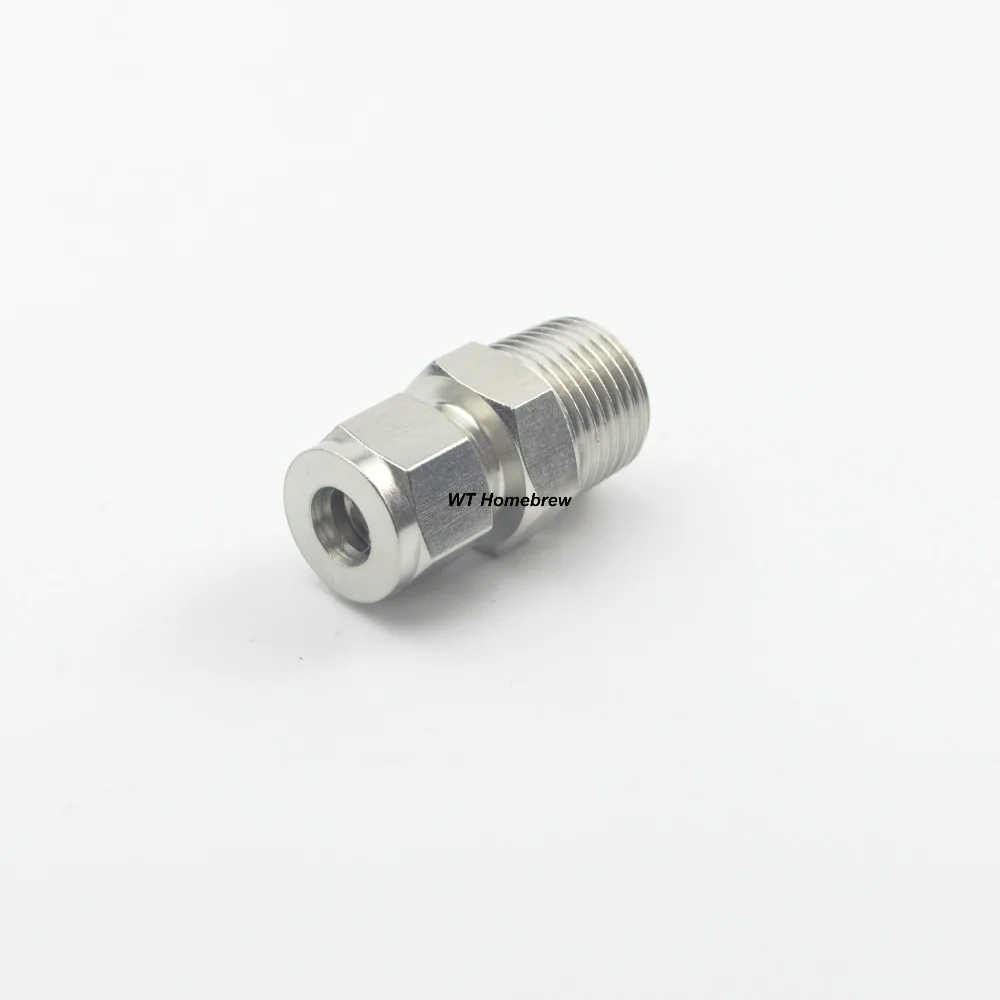 

Compression Fitting 1/2"MPT x 3/8"Compression Hose Tube Fitting Homebrew Hardware Pipe Fitting Retail and Wholesale