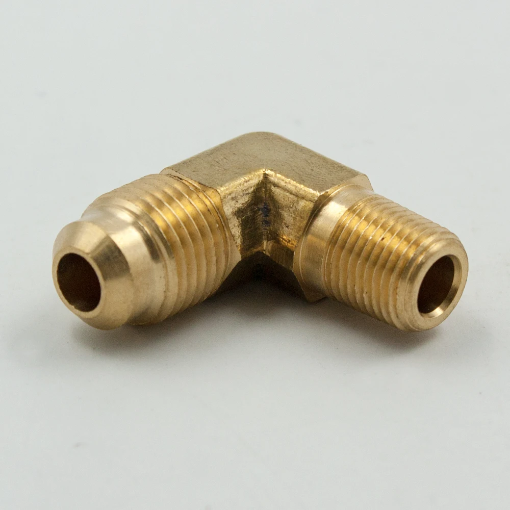 90 Degree 1/4 Flare Pack of 5 Parker 155F-4-pk5 Union Elbow 1/4 Flare Brass 