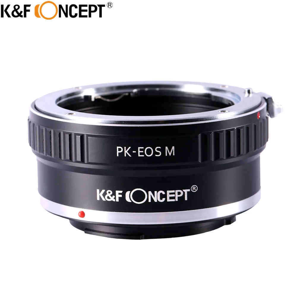K&F CONCEPT For PK EOS CameraLens Mount Adapter Ring for Pentax PK K Mount Lens On for Canon EOS