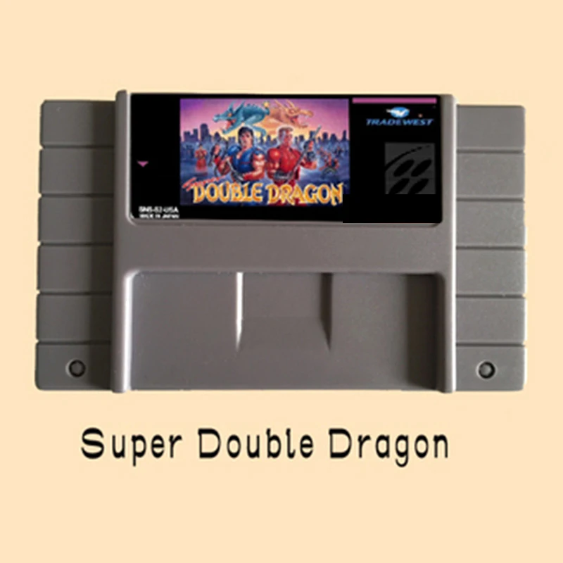 

Super Double Dragon USA Version 16 bit Big Gray Game Card For NTSC Game Player