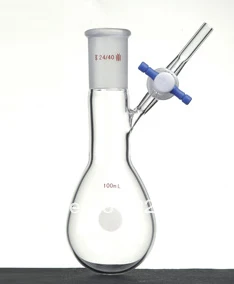 

F901100 Flask, Modified schlenk Tube, Capacity:100ml, Joint:14/20, Stopcock Type:Teflon