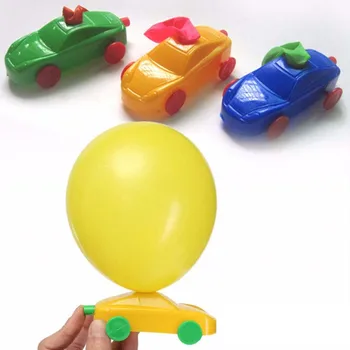 

1/5/10PCS Kids Science Experiment Toys DIY Ballon Car Build Kit Toy S7JN