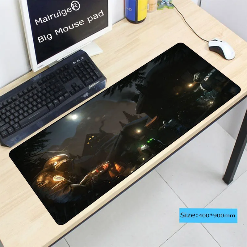 

Mairuige Rainbow six siege Large Gaming Keyboard Mouse Pad Rubber waterproof Gamer Mousepad Mat Computer Desk notbook mousepad