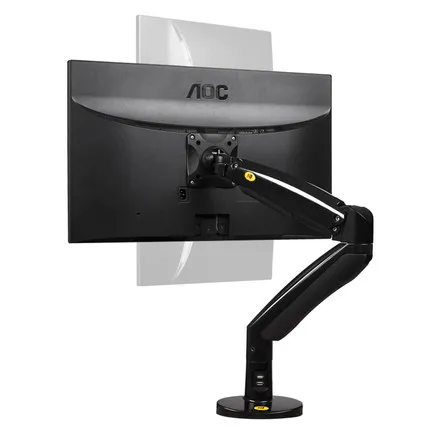  NB F100A resorte de Gas de brazo de 22-35 pulgadas pantalla soporte para Monitor 360 rotar Tilt Swi