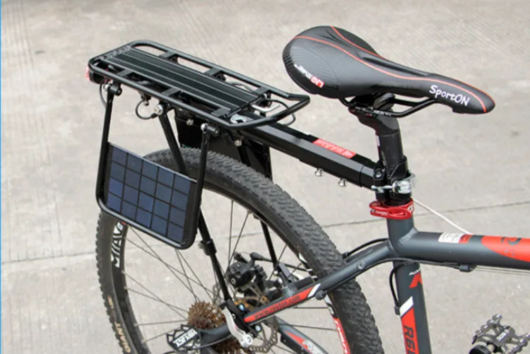 2018 Bike Luggage Cargo Rear Rack Can Be Acted as Power Bank Useful Bicycle Rear Carrier Racks New Bicycle Accessories13