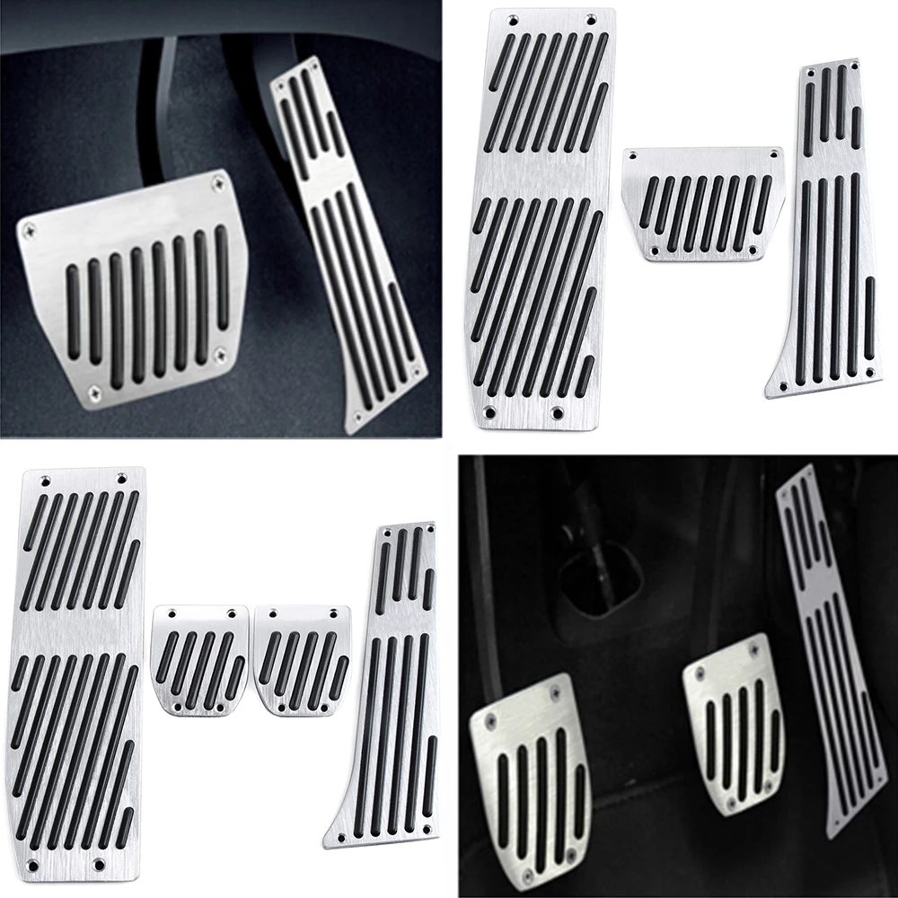 Car-Styling High quality Aluminium Alloy Rest Gas pedal Brake Pedal for BMW X1 M3 E39 E46 E87 E84 E90 E91 E92 AT | Автомобили и