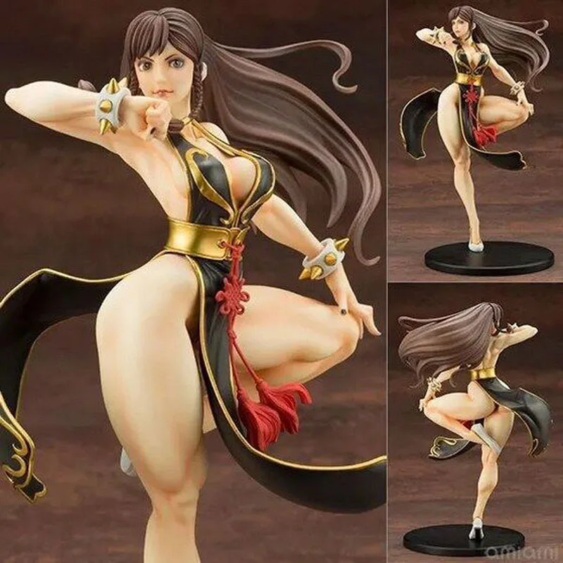 Kotobukiya Chun-Li фигурки сексуальная девушка игрушка модель 23 см