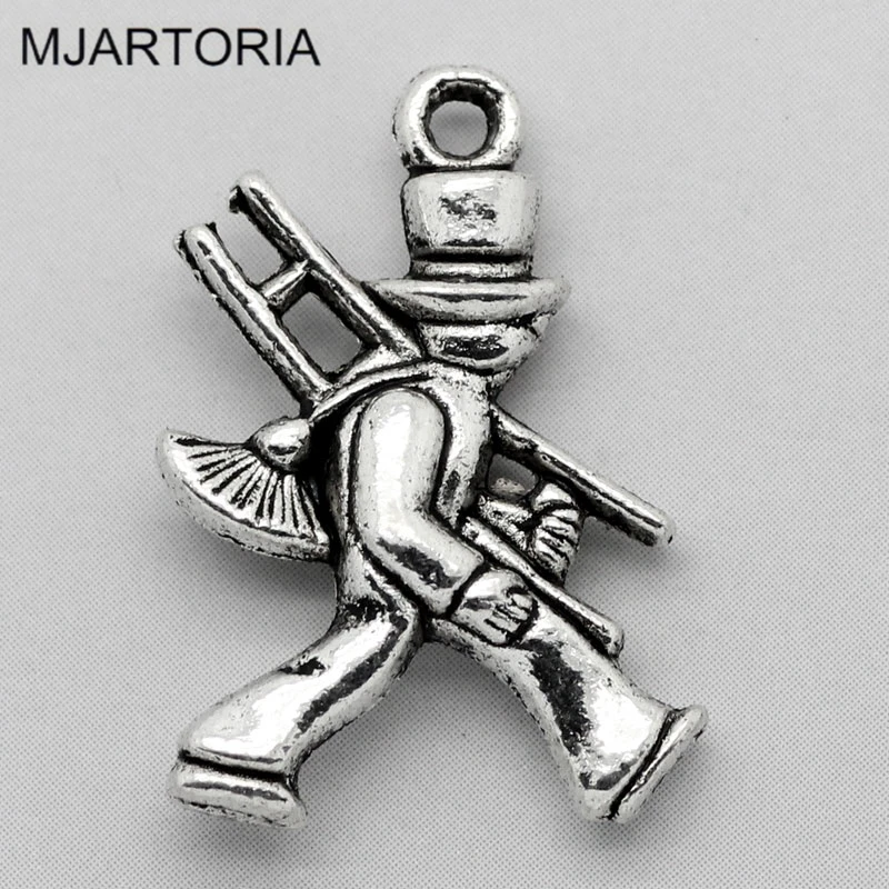 Image 2014 Trendy New 30PCs Charm Pendants Chimney Sweeper Silver Tone 20x14mm  Free Shipping