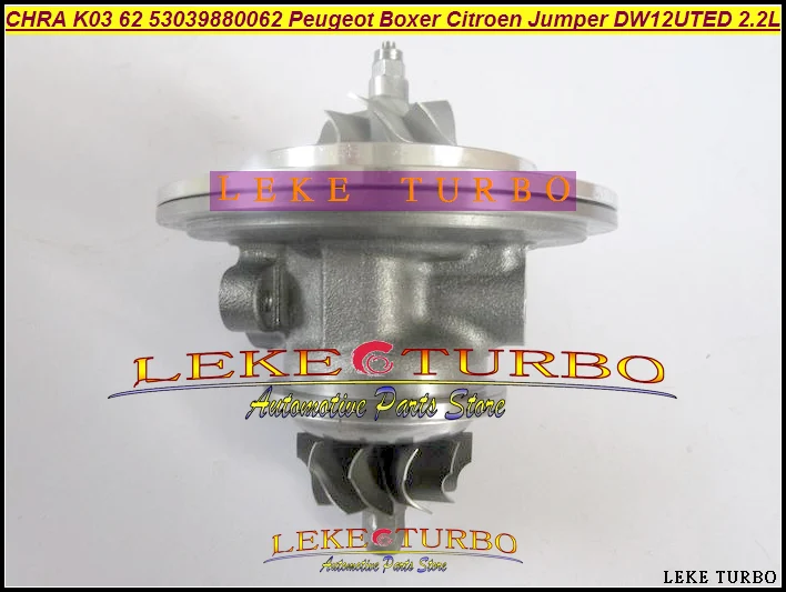 Turbo Cartridge CHRA Core K03 62 53039880062 0375H3 0375H4 For Peugeot Boxer II (2)