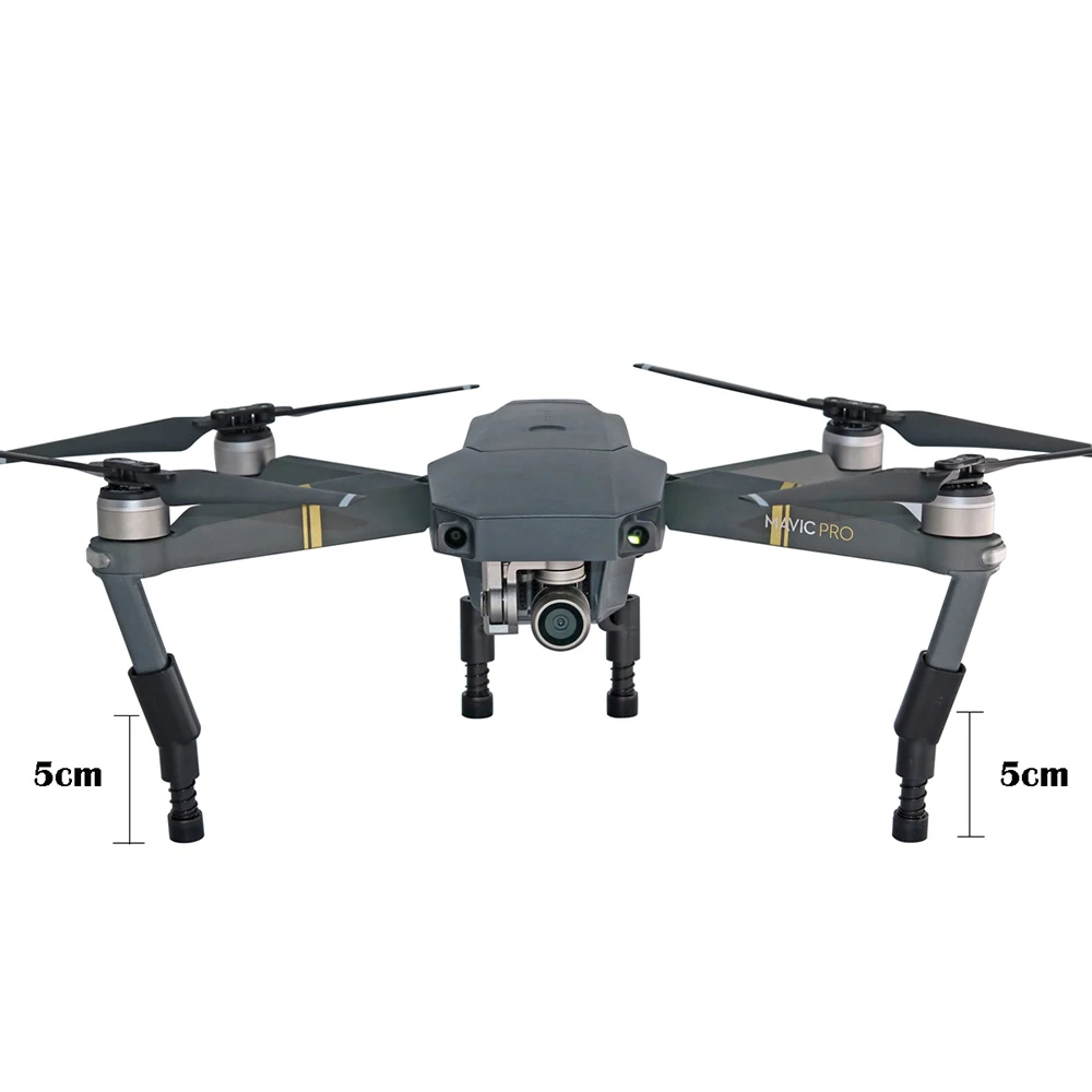 

New Spare Parts for DJI Mavic Pro Platinum Drone Protector Guard Heightened Extend Leg feet with Spring Shockproof Spare Parts