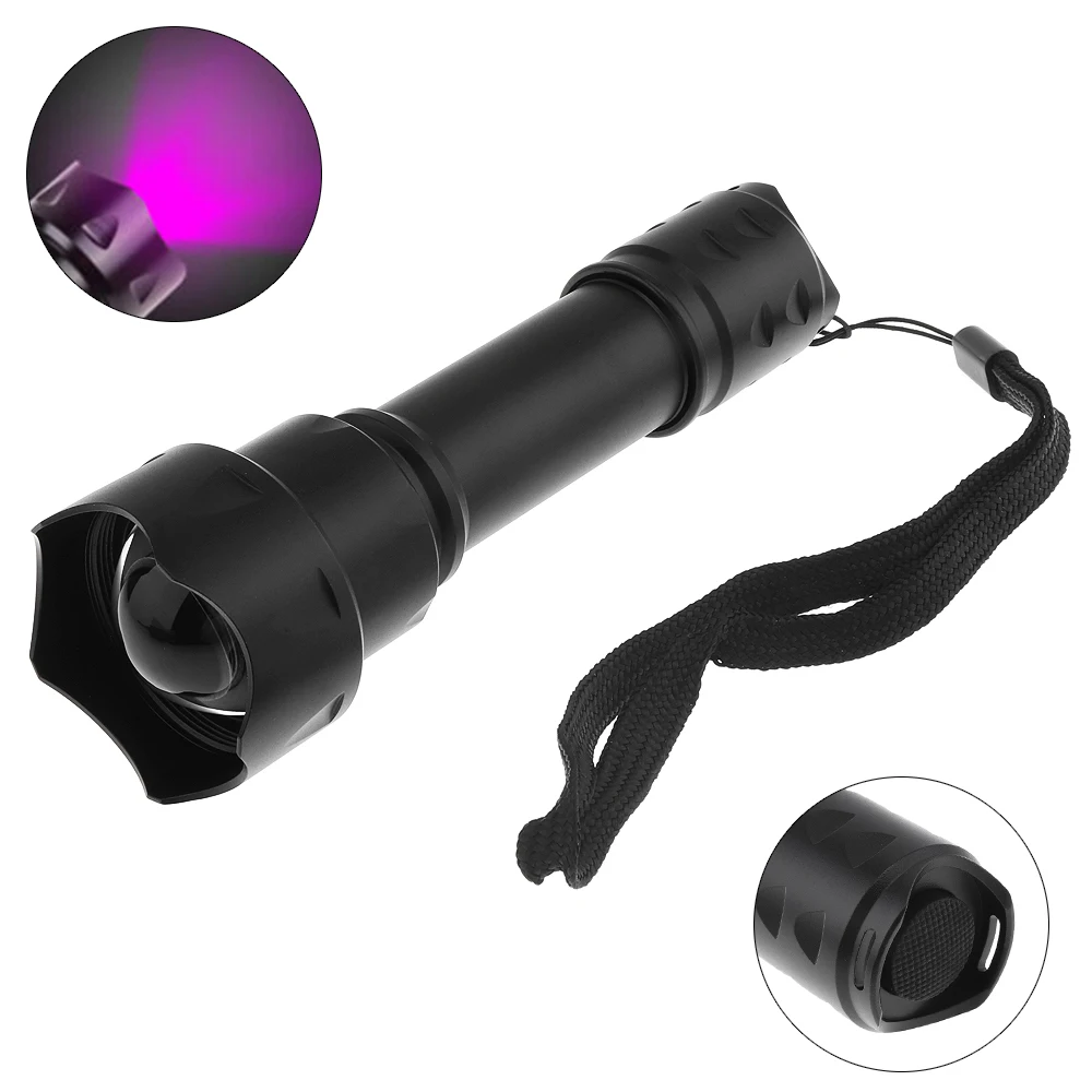 

LED Flashlight 850nm UF-T20 Infrared IR 850nm Night Vision Zoom Torch Light Lamp Rechargeable battery for Camping Riding Light