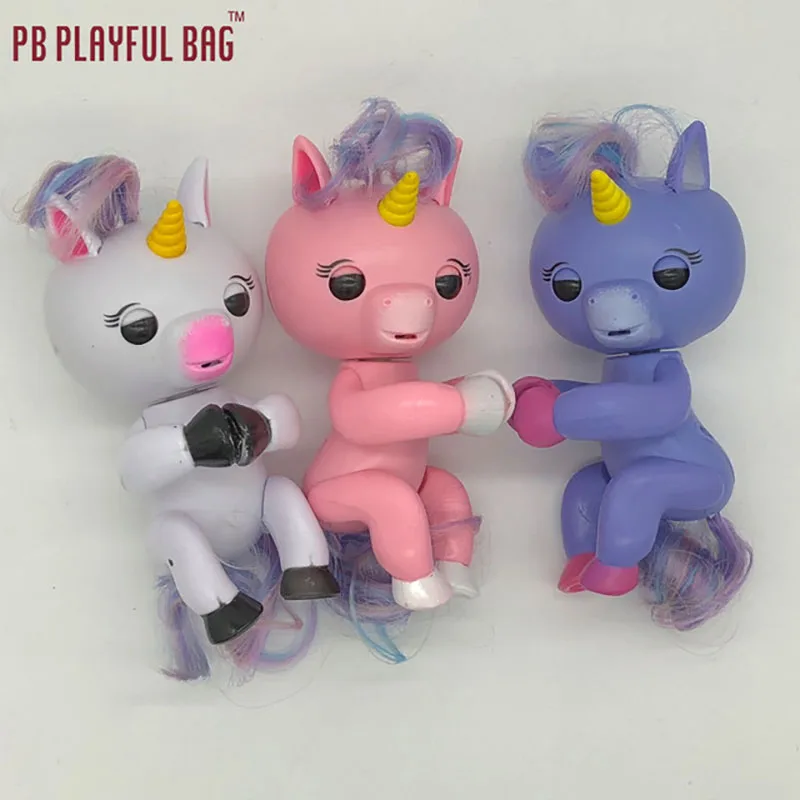 

2017 New Finger Interactive Baby Unicorn Mini Interactive Finger Unicorn Toys Christmas Gift Kid All functions finger monkey