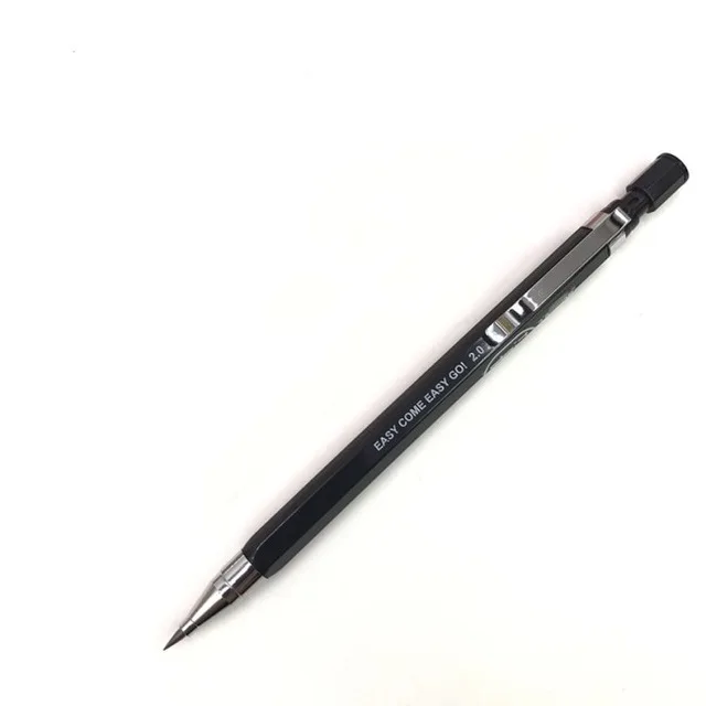2,0 мм механический карандаш, 2 мм свинцовый карандаш для чернового рисования, плотник, Крафт, художественный эскиз - Цвет: B