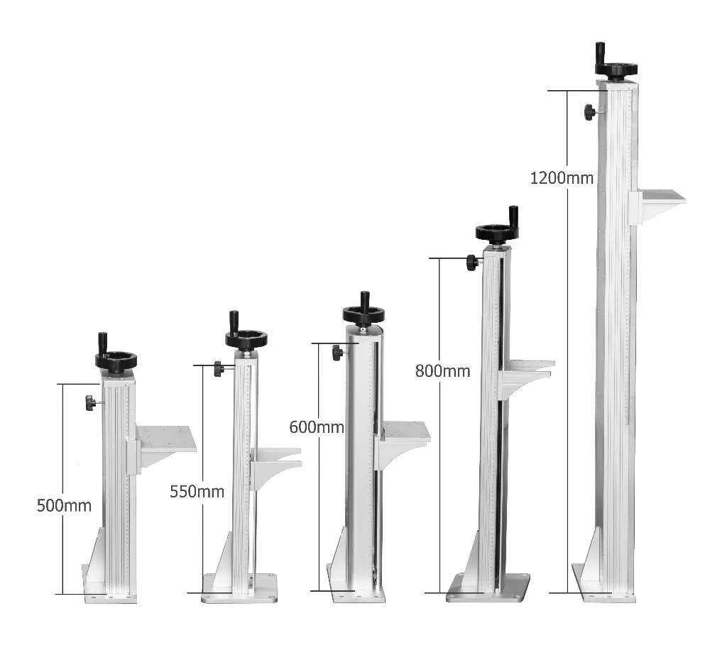 Волоконная лазерная маркировочная машина подъемная стойка колонна штрих столба 500-750 мм маркер гравировка части Прямая поставка с фабрики