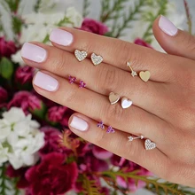 Бренд кубического циркония багет клип манжеты серьги блестящие свадебные модные серьги Радуга cz Минимальная серьга