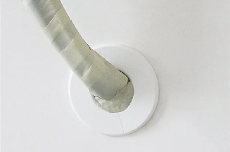 1 шт. декоративная крышка для кондиционера, отверстия для труб, заглушка для стен, белый пластик для отверстия для труб, декоративное покрытие, экранирование