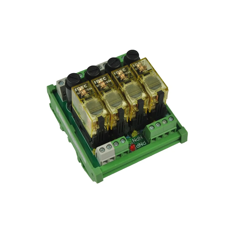 4 канальное крепление SPDT DIN Rail IDEC RJ1S с интерфейсом для плавкого предохранителя|din